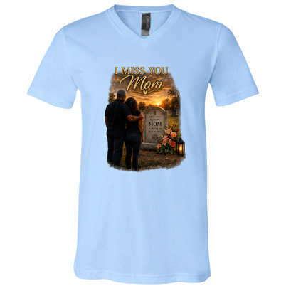 Forever In My Heart Mom Memorial V-Neck Shirt