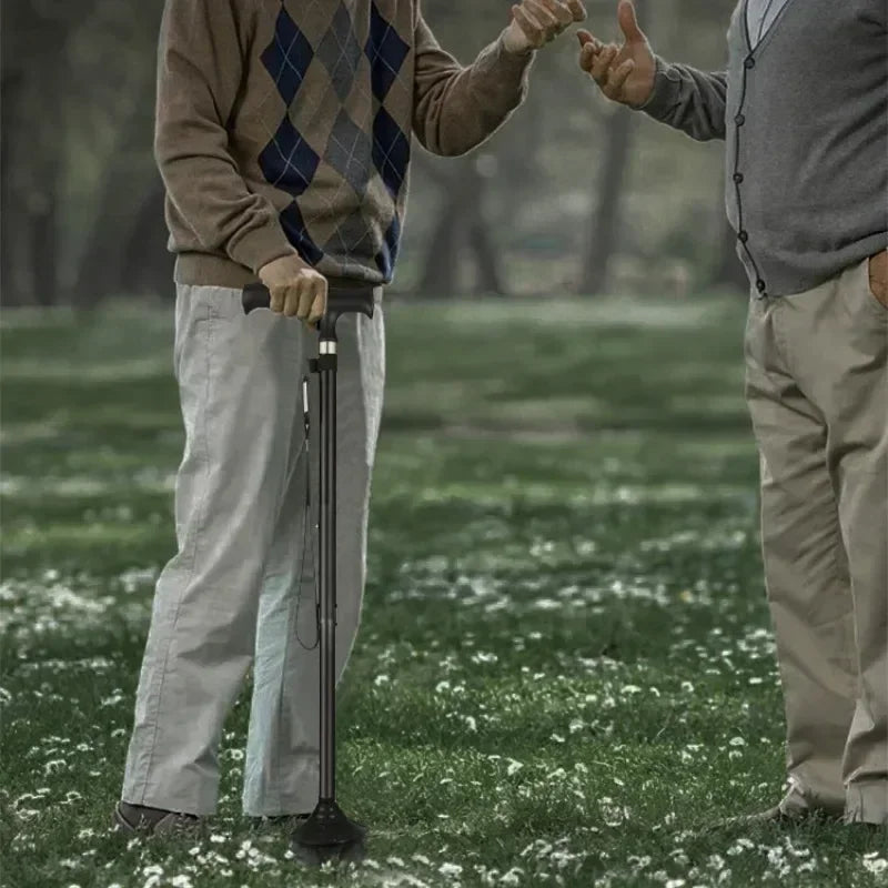 FlexStride QuadBalance™ Folding Walking Cane