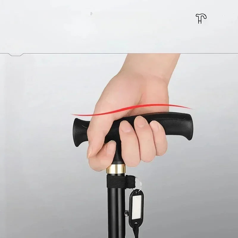 FlexStride QuadBalance™ Folding Walking Cane