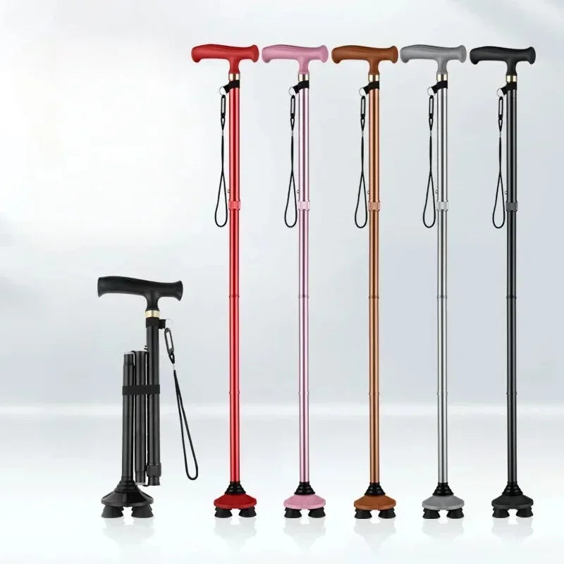 FlexStride QuadBalance™ Folding Walking Cane
