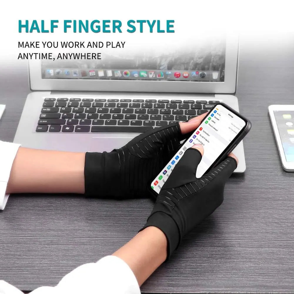 Copper Relief Compression Gloves